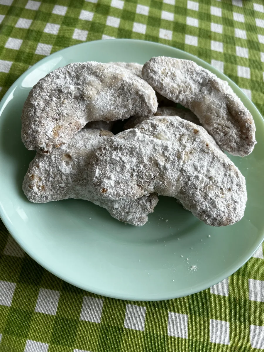 Безглутенови ванилови курабийки с бадеми 😍
