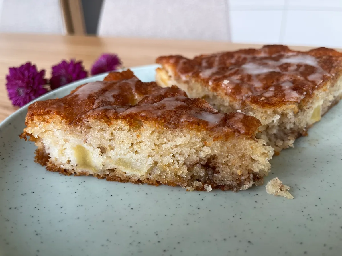 Най-вкусният и най-лесният ябълков кекс 😍 без глутен